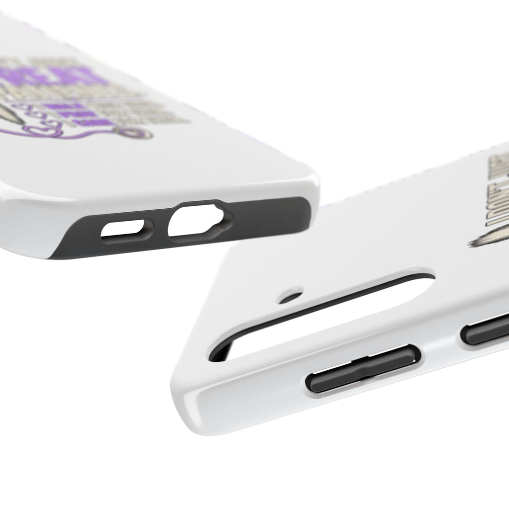 Tough Phone Case — “I Don’t Just Treat Patients” Nurse Faith Stethoscope Design