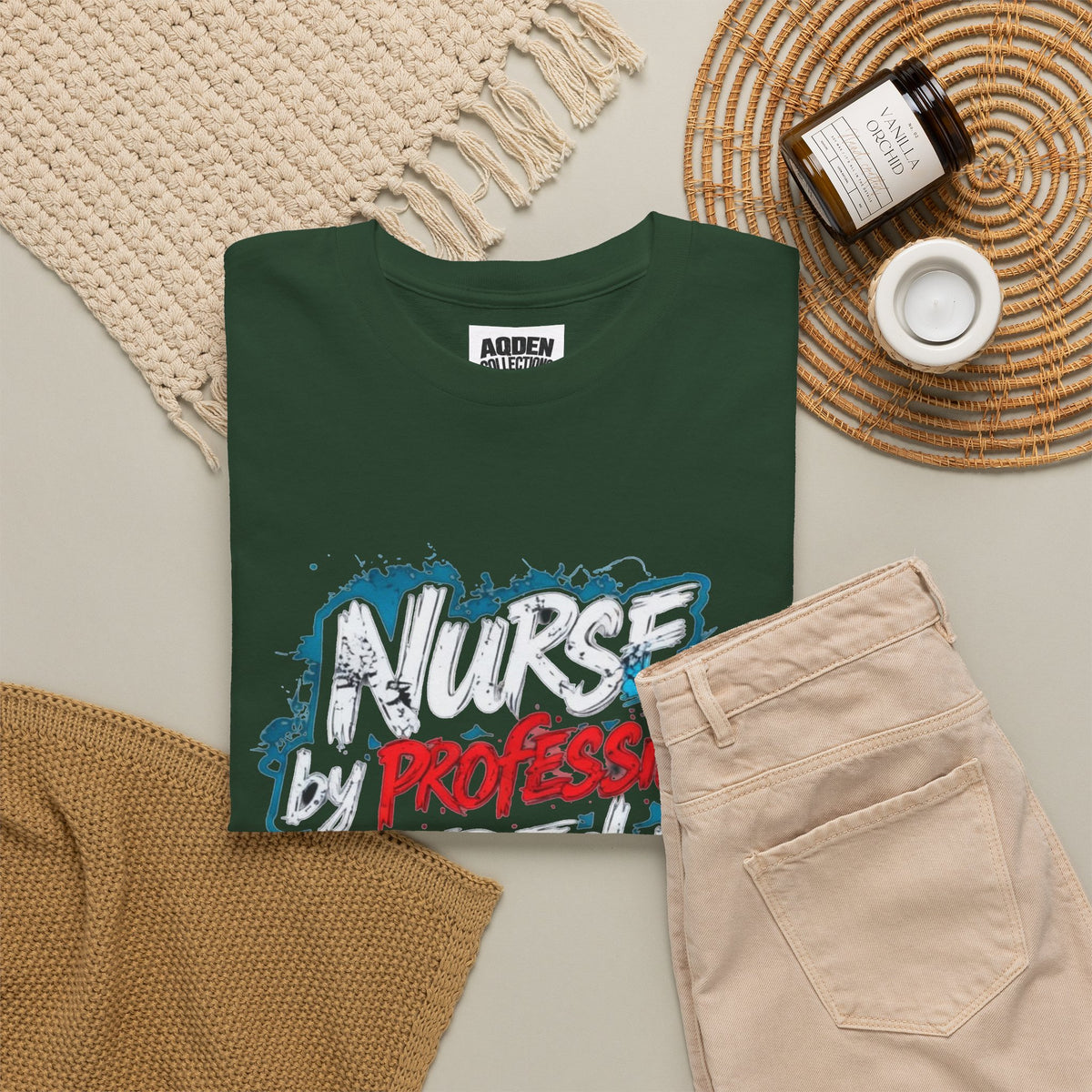 Nurse by Profession, Tired by Choice Tee