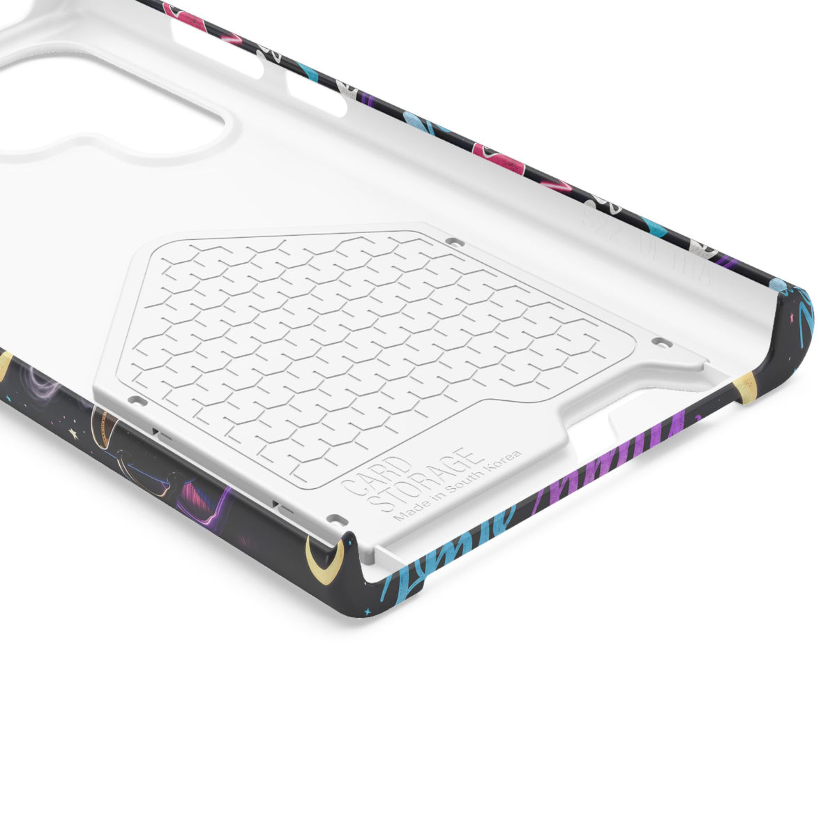Night Shift Nurse Phone Case with Card Holder — "Fueled by Midnight Coffee"
