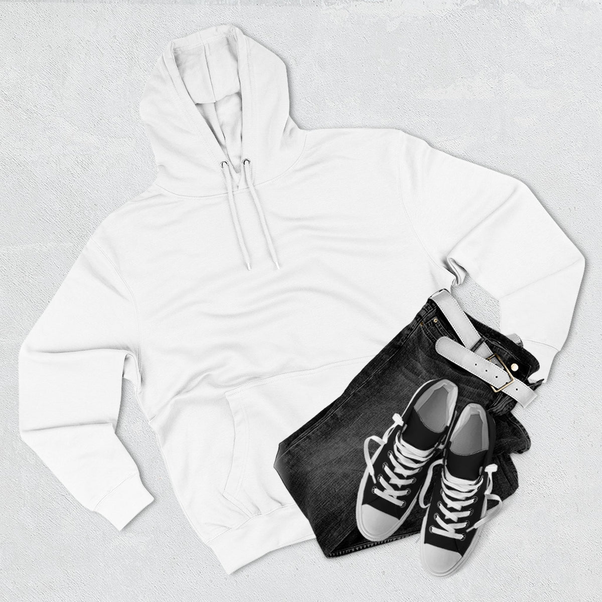 Nurse & Man of Faith Hoodie - Stethoscope Heart Cross Fleece Pullover
