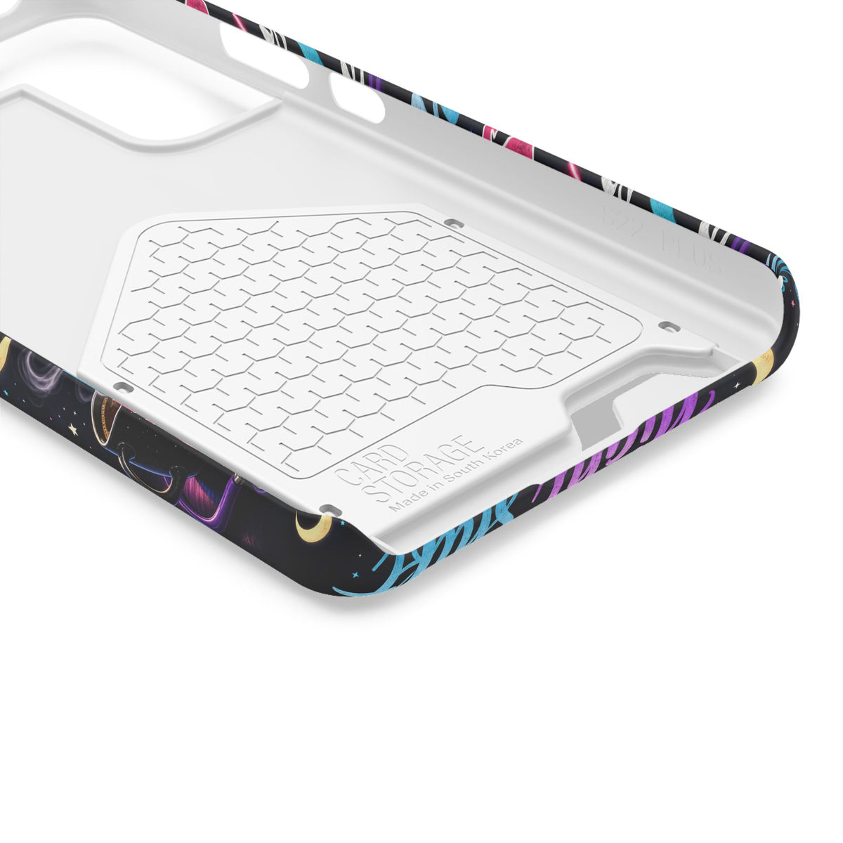 Night Shift Nurse Phone Case with Card Holder — "Fueled by Midnight Coffee"