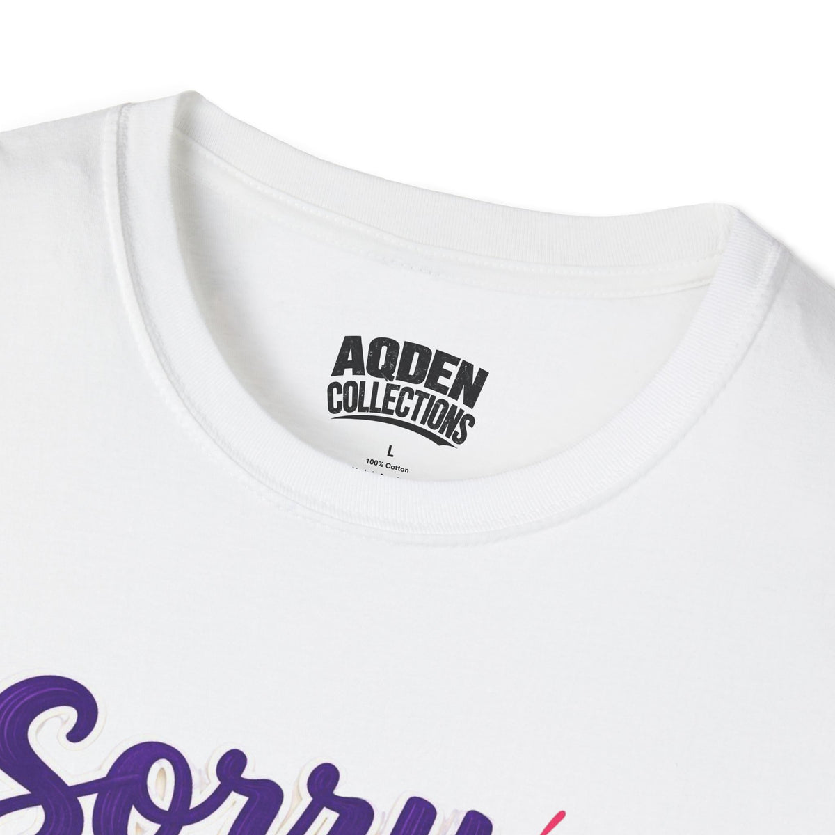 Nurse T-Shirt - "Sorry I Can't Call Off... My Patients Already Did" Cute Stethoscope Design