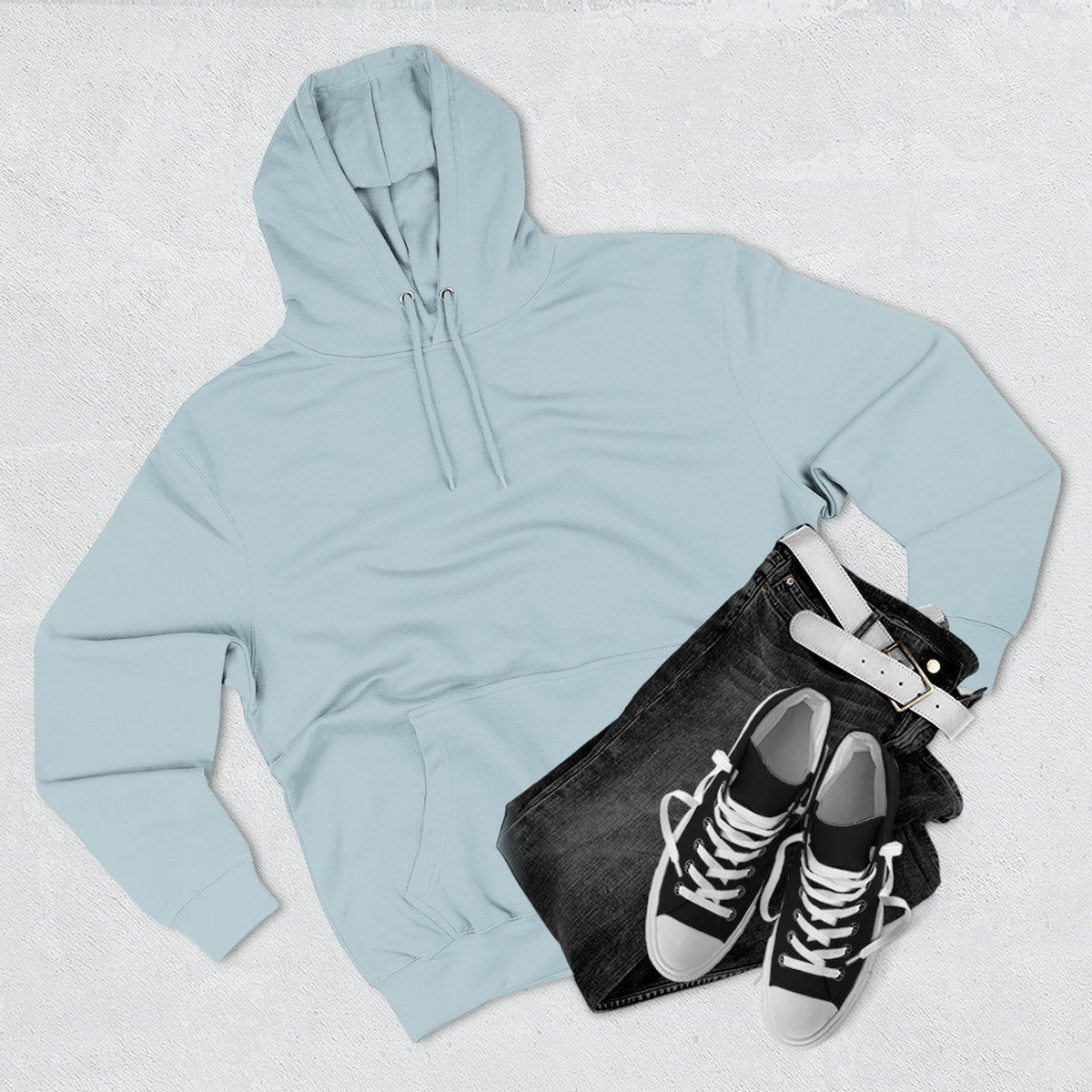 Nurse & Man of Faith Hoodie - Stethoscope Heart Cross Fleece Pullover