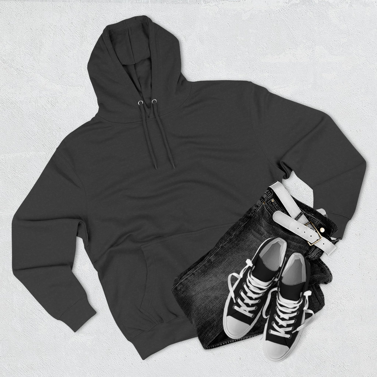 Nurse & Man of Faith Hoodie - Stethoscope Heart Cross Fleece Pullover