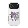 Tough Phone Case — “I Don’t Just Treat Patients” Nurse Faith Stethoscope Design