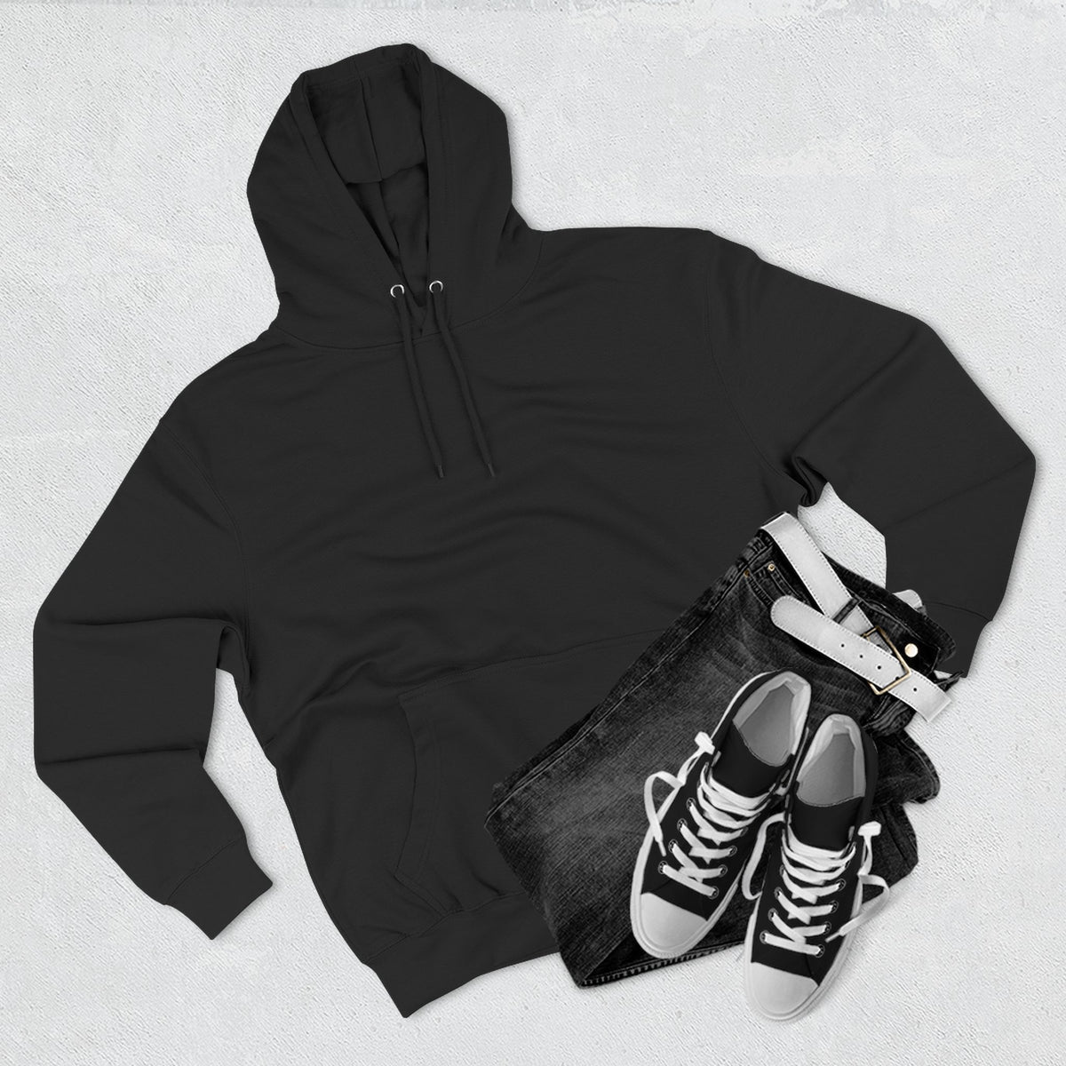 Nurse & Man of Faith Hoodie - Stethoscope Heart Cross Fleece Pullover